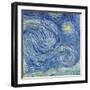 The Starry Night, June 1889 (Detail)-Vincent van Gogh-Framed Giclee Print