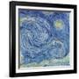 The Starry Night, June 1889 (Detail)-Vincent van Gogh-Framed Giclee Print