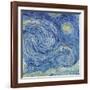 The Starry Night, June 1889 (Detail)-Vincent van Gogh-Framed Giclee Print