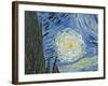 The Starry Night, June 1889 (Detail)-Vincent van Gogh-Framed Giclee Print