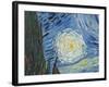 The Starry Night, June 1889 (Detail)-Vincent van Gogh-Framed Giclee Print