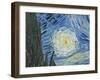 The Starry Night, June 1889 (Detail)-Vincent van Gogh-Framed Giclee Print