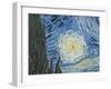 The Starry Night, June 1889 (Detail)-Vincent van Gogh-Framed Giclee Print