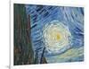 The Starry Night, June 1889 (Detail)-Vincent van Gogh-Framed Giclee Print