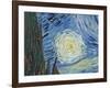 The Starry Night, June 1889 (Detail)-Vincent van Gogh-Framed Giclee Print