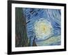 The Starry Night, June 1889 (Detail)-Vincent van Gogh-Framed Giclee Print