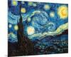 The Starry Night, June 1889-Vincent van Gogh-Mounted Giclee Print