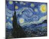 The Starry Night, June 1889-Vincent Van Gogh-Mounted Giclee Print