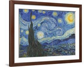 The Starry Night, June 1889-Vincent van Gogh-Framed Giclee Print