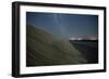 The Stars and Milky Way over the Dunes in Jericoacoara, Brazil-Alex Saberi-Framed Photographic Print