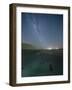 The Stars and Milky Way over the Dunes in Jericoacoara, Brazil-Alex Saberi-Framed Photographic Print