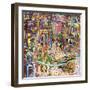 The Stars and Sleet on Sherbrooke Street-Josh Byer-Framed Giclee Print