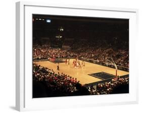 The Start of a Basketball Game-null-Framed Photographic Print