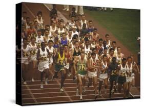 The Start of the 26 Mile Marathon at Summer Olympics-null-Stretched Canvas