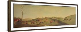 The Start of the Billesdon Coplow Run, February 1800-John Frederick Pasmore-Framed Premium Giclee Print