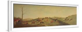 The Start of the Billesdon Coplow Run, February 1800-John Frederick Pasmore-Framed Premium Giclee Print