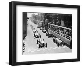 The Start of the Hungarian Grand Prix in Budapest-null-Framed Art Print