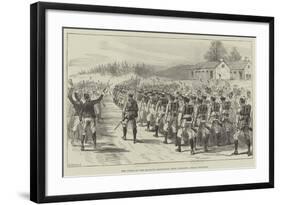 The Start of the Manipur Expedition from Shillong, Assam Frontier-null-Framed Giclee Print