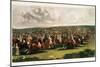 The Start of the Memorable Derby of 1844, Engraved by Charles Hunt-John Frederick Herring I-Mounted Giclee Print