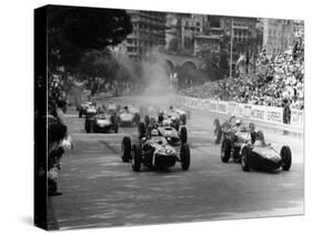 The Start of the Monaco Grand Prix, Monte Carlo, 1961-null-Stretched Canvas
