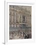 The Start of the Paris-Brest Bicycle Race in Front of the Offices of "Le Petit Journal"-Fortuné Louis Méaulle-Framed Giclee Print