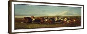 The Start of the Race-Alfred Frank De Prades-Framed Giclee Print