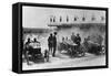 The Starting Line at the Grand Prix De L'Acf Des Cyclecars, Amiens, France, 1913-null-Framed Stretched Canvas