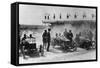 The Starting Line at the Grand Prix De L'Acf Des Cyclecars, Amiens, France, 1913-null-Framed Stretched Canvas