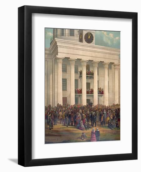 The Starting Point of the Great War Between the States-James Massalon-Framed Giclee Print