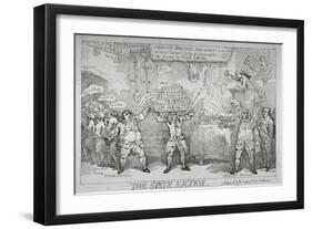 The State Auction, 1784-Thomas Rowlandson-Framed Giclee Print