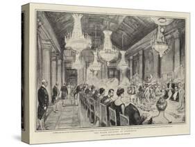 The State Banquet at Compiegne-Charles Paul Renouard-Stretched Canvas