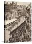 The State Coach Leaves Westminster Abbey after the Coronation of King George Vi, 1937-null-Stretched Canvas