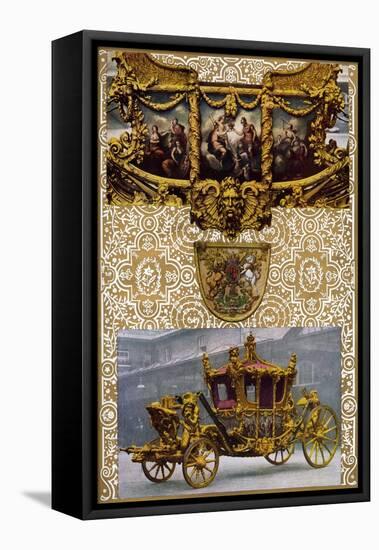 The State Coach of British Sovereigns-null-Framed Stretched Canvas