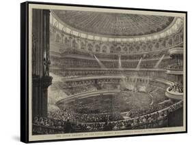 The State Concert at the Royal Albert Hall, General Effect of the Lime-Light-null-Framed Stretched Canvas