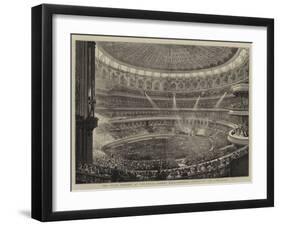 The State Concert at the Royal Albert Hall, General Effect of the Lime-Light-null-Framed Giclee Print