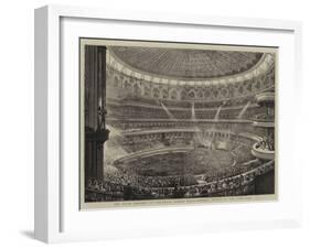 The State Concert at the Royal Albert Hall, General Effect of the Lime-Light-null-Framed Giclee Print