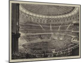 The State Concert at the Royal Albert Hall, General Effect of the Lime-Light-null-Mounted Giclee Print