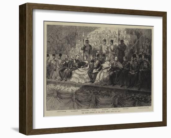 The State Concert at the Royal Albert Hall, the Dais-null-Framed Giclee Print