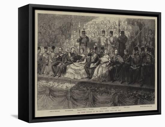 The State Concert at the Royal Albert Hall, the Dais-null-Framed Stretched Canvas