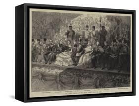 The State Concert at the Royal Albert Hall, the Dais-null-Framed Stretched Canvas