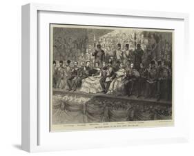 The State Concert at the Royal Albert Hall, the Dais-Adrien Emmanuel Marie-Framed Giclee Print