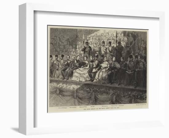 The State Concert at the Royal Albert Hall, the Dais-Adrien Emmanuel Marie-Framed Giclee Print