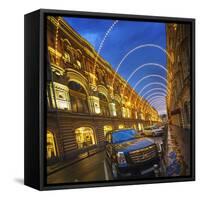 The State Department Store, Gum, at Dusk-Jon Hicks-Framed Stretched Canvas