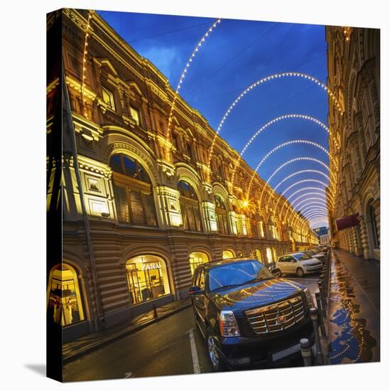 The State Department Store, Gum, at Dusk-Jon Hicks-Stretched Canvas