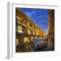 The State Department Store, Gum, at Dusk-Jon Hicks-Framed Photographic Print