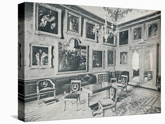 The State Dressing Room at Windsor Castle, c1899, (1901)-HN King-Stretched Canvas