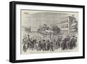 The State Funeral Procession of Castanos, Duke of Baylen, in Madrid-null-Framed Giclee Print