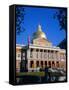 The State House, Boston, Massachusetts, New England, USA-Roy Rainford-Framed Stretched Canvas