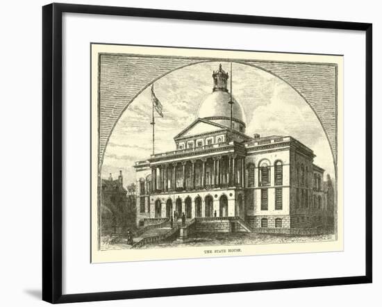 The State House-null-Framed Giclee Print