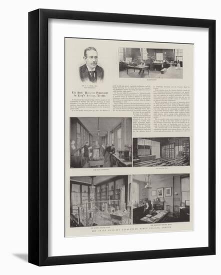 The State Medicine Department, King's College, London-null-Framed Giclee Print